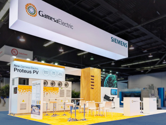 Custom-Booth-Gamesa-Electric-Siemens-RE+-SPI-Show-2022